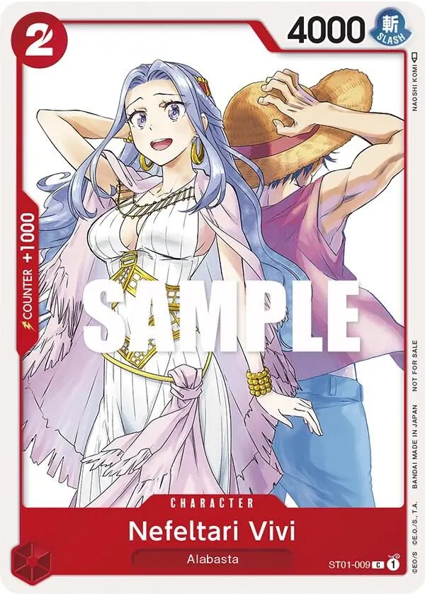 Nefeltari Vivi (OP-03 Pre-Release Tournament Participant), One Piece Promotion Cards ST01-009