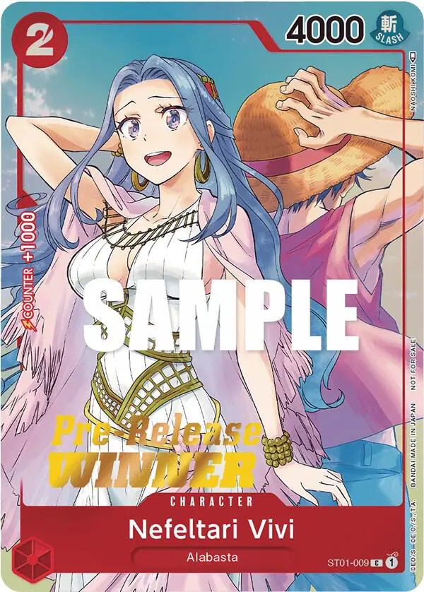 Nefeltari Vivi (OP-03 Pre-Release Tournament Winner), One Piece Promotion Cards ST01-009