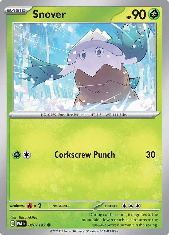 Snover, Paldea Evolved 010/193