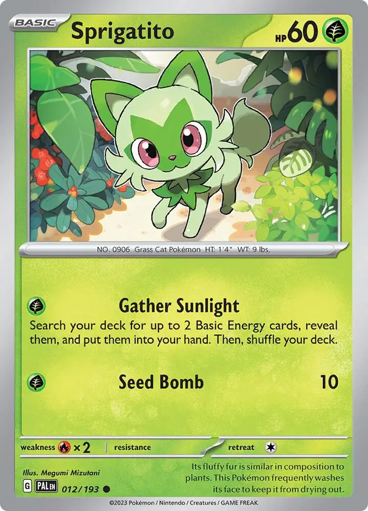 Sprigatito, Paldea Evolved 012/193