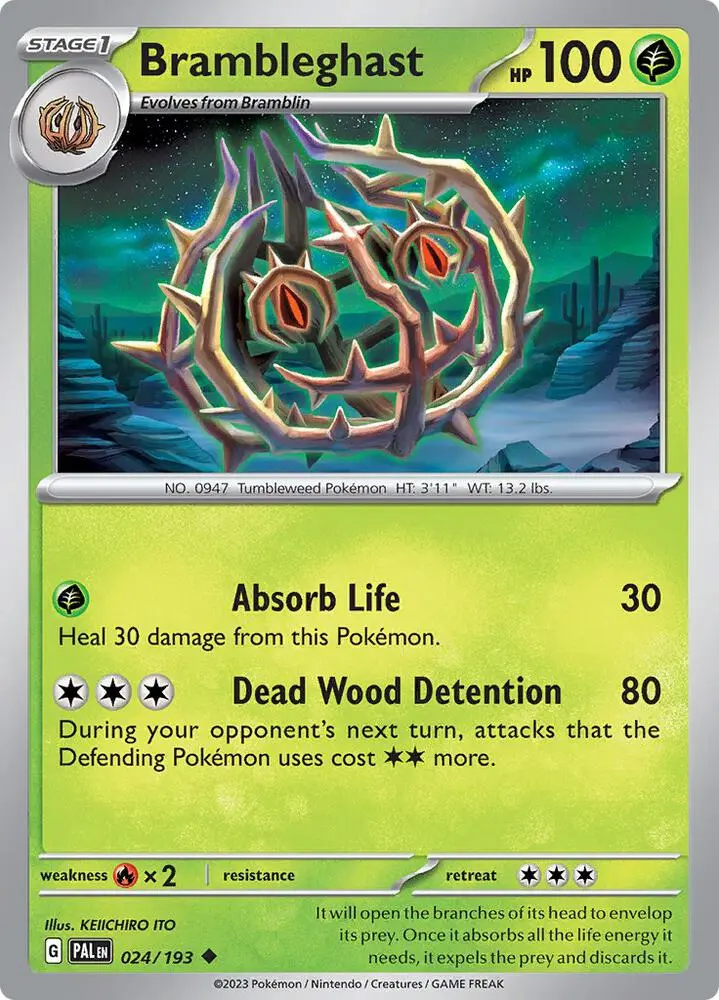 Brambleghast, Paldea Evolved 024/193