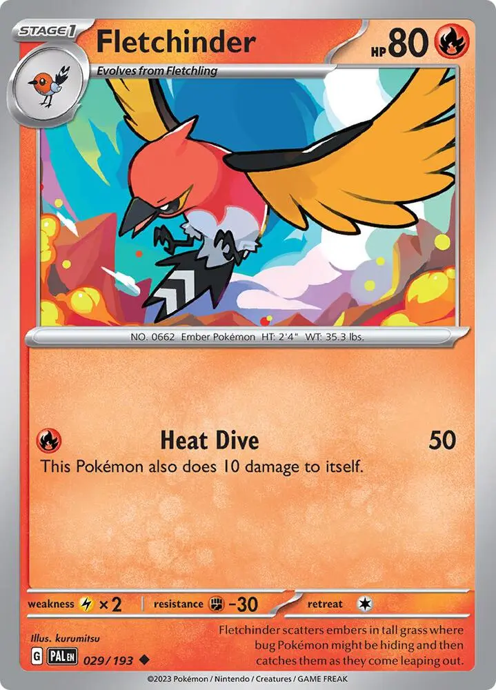 Fletchinder, Paldea Evolved 029/193
