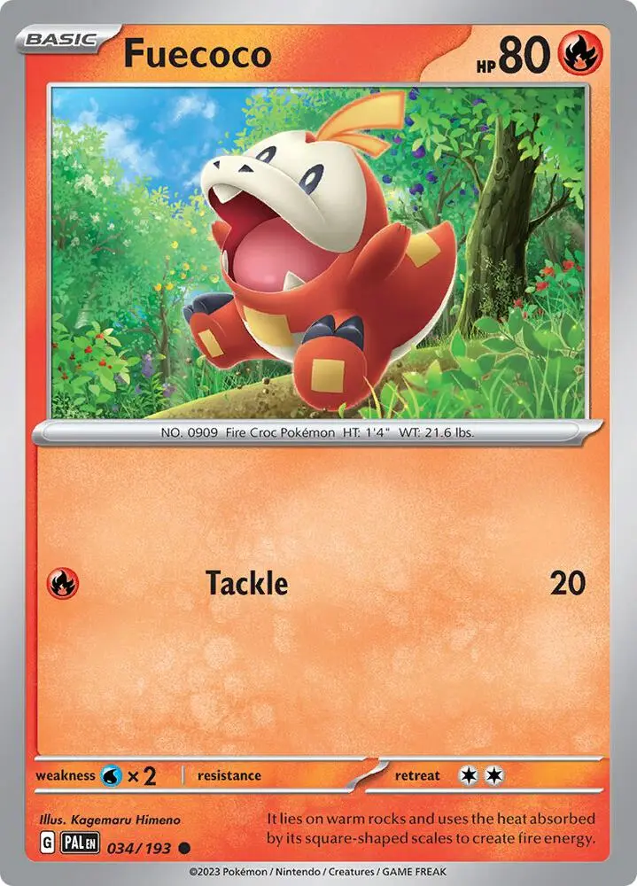 Fuecoco, Paldea Evolved 034/193
