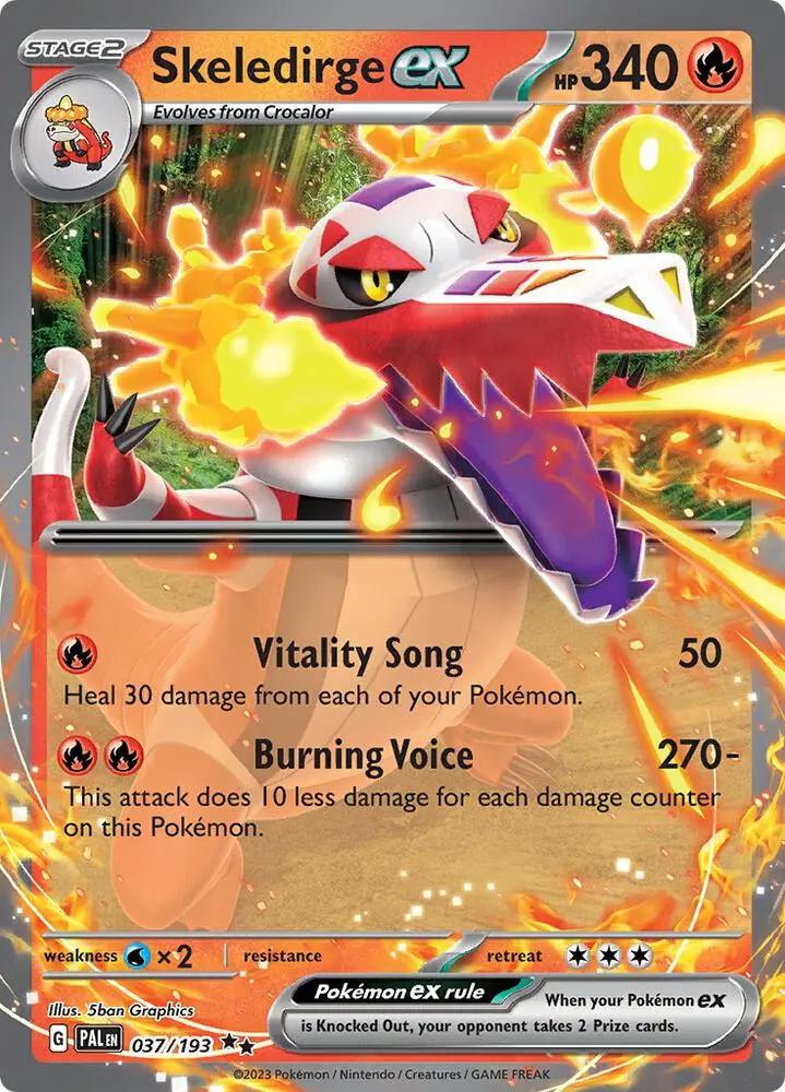 Skeledirge ex, Paldea Evolved 037/193