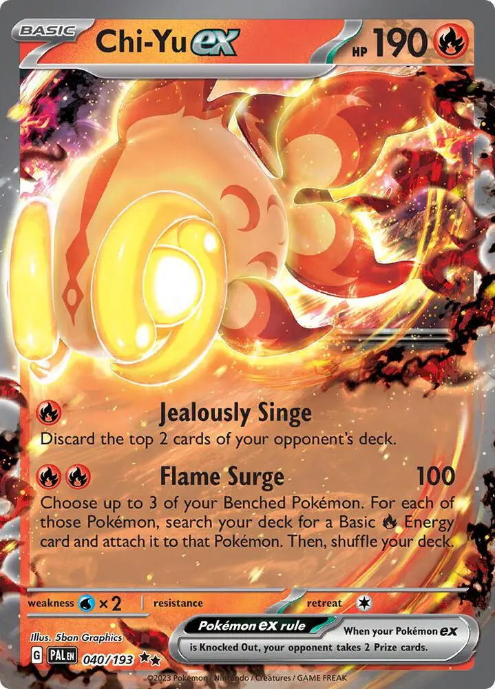 Chi-Yu ex, Paldea Evolved 040/193