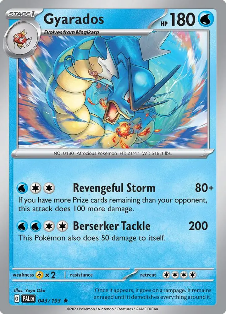 Gyarados, Paldea Evolved 043/193