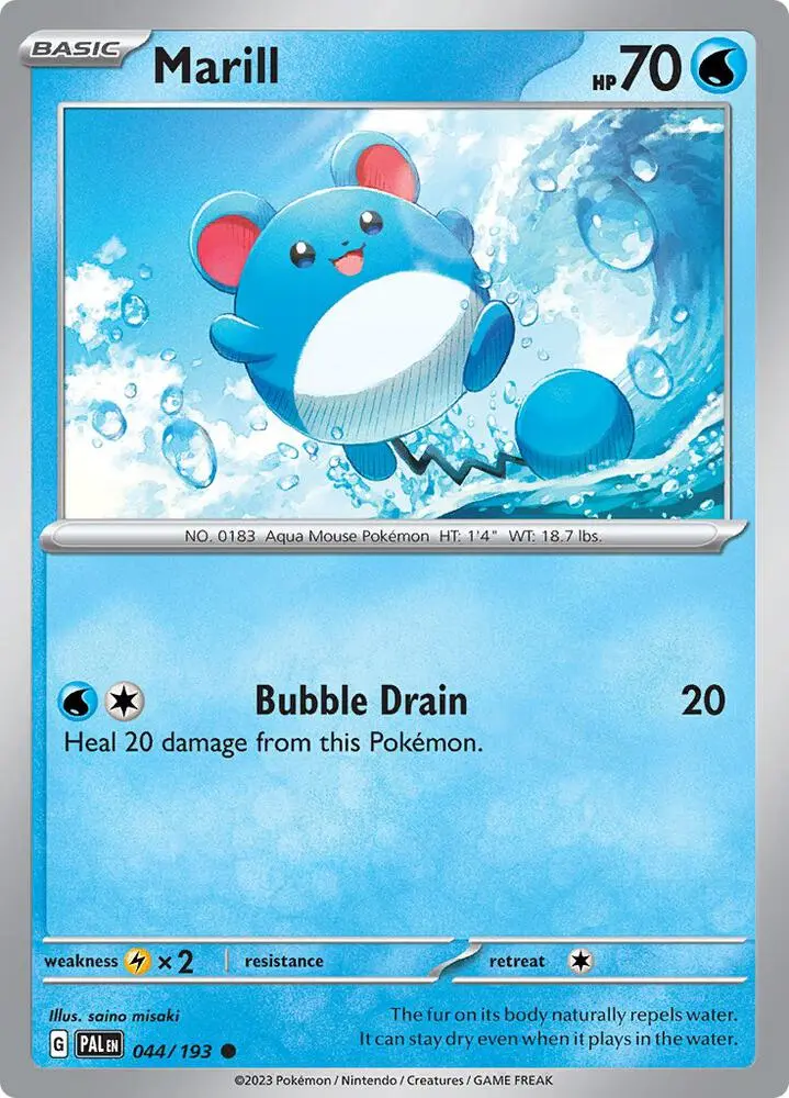 Marill, Paldea Evolved 044/193