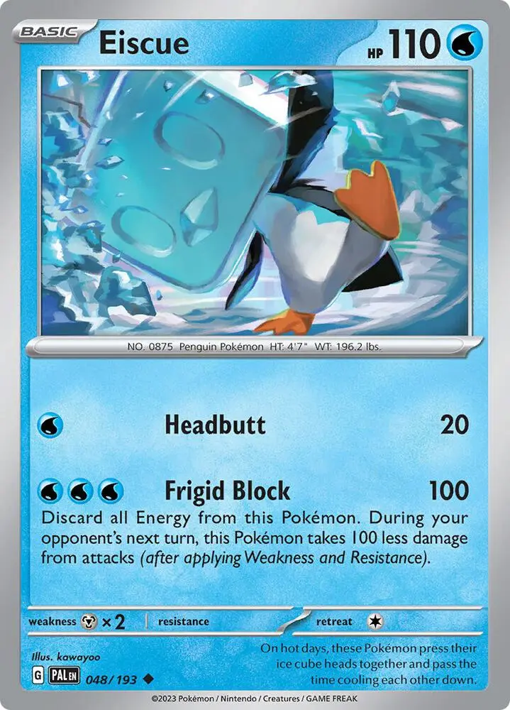 Eiscue, Paldea Evolved 048/193