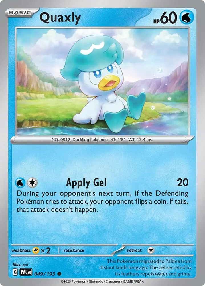 Quaxly, Paldea Evolved 049/193
