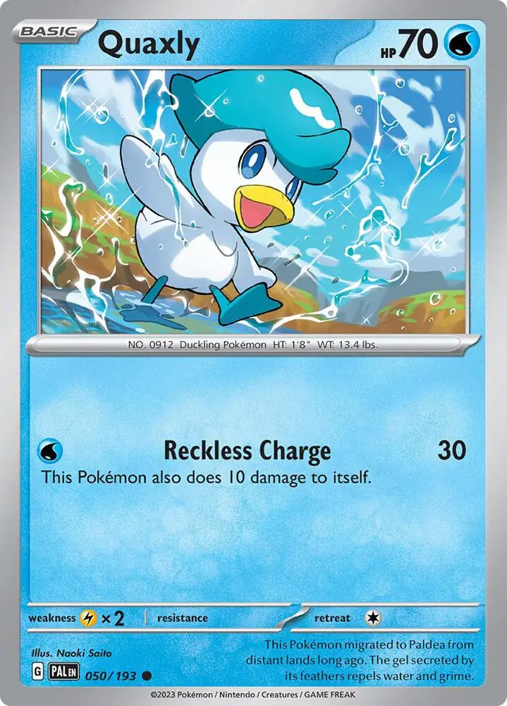 Quaxly, Paldea Evolved 050/193