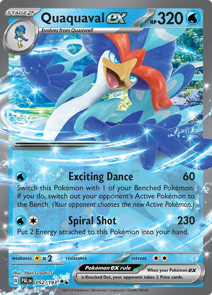 Quaquaval ex, Paldea Evolved 052/193