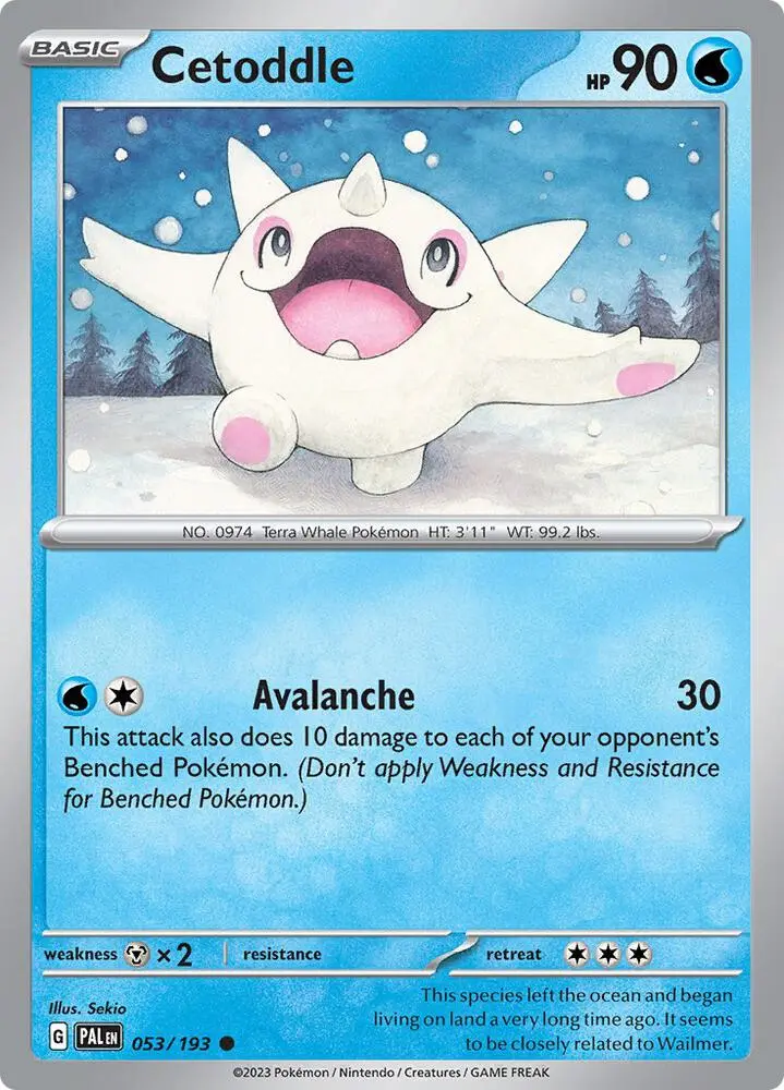Cetoddle, Paldea Evolved 053/193