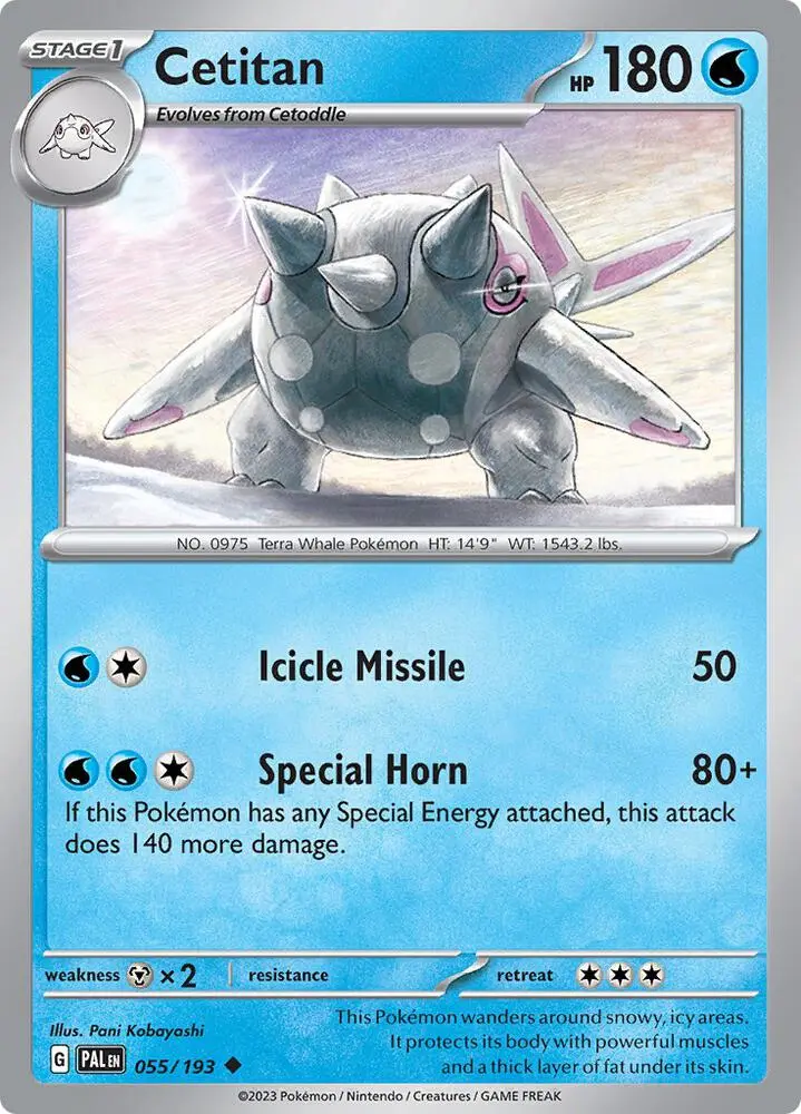 Cetitan, Paldea Evolved 055/193