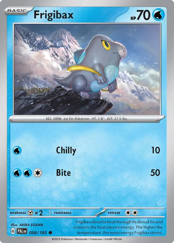 Frigibax, Paldea Evolved 058/193
