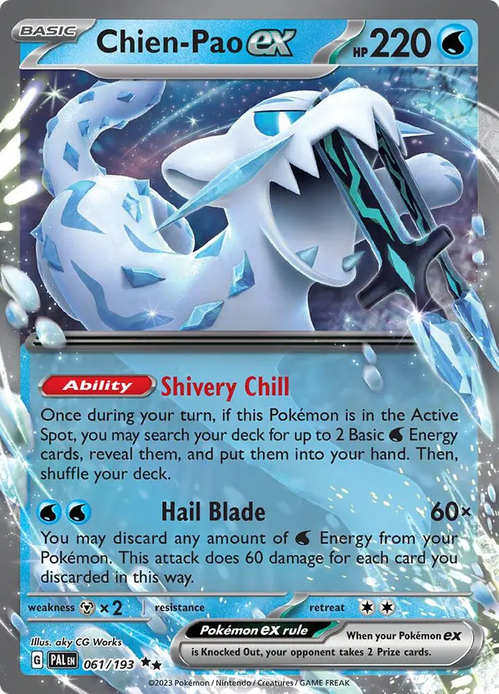 Chien-Pao ex, Paldea Evolved 061/193