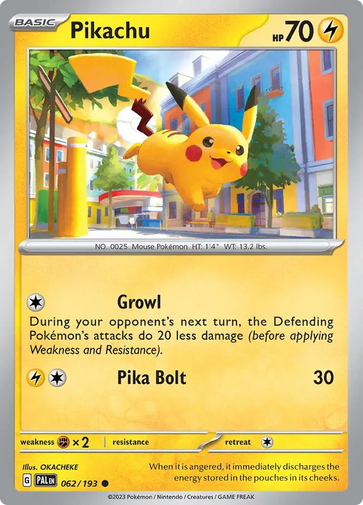 Pikachu, Paldea Evolved 062/193