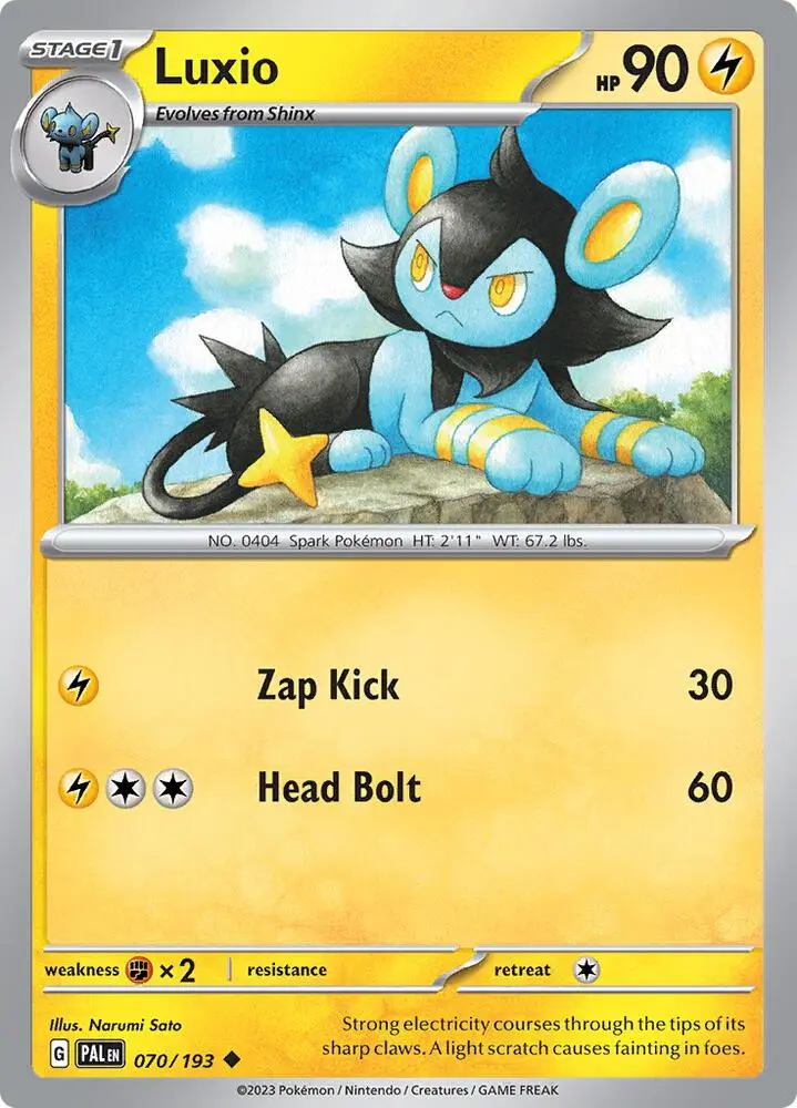 Luxio, Paldea Evolved 070/193