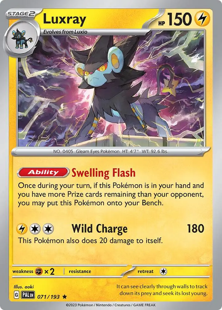 Luxray, Paldea Evolved 071/193