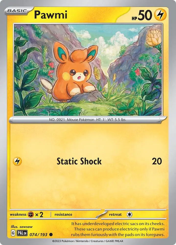 Pawmi, Paldea Evolved 074/193