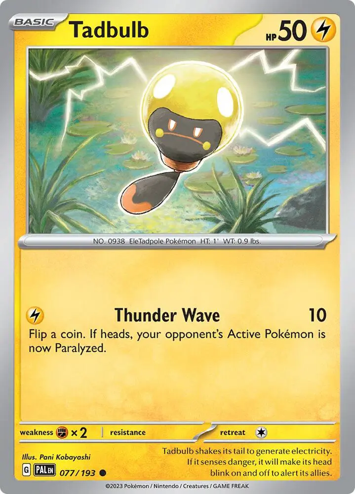 Tadbulb, Paldea Evolved 077/193