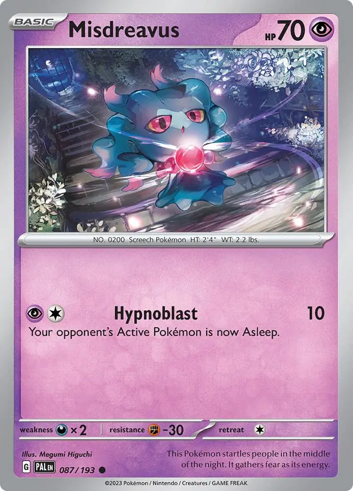 Misdreavus, Paldea Evolved 087/193