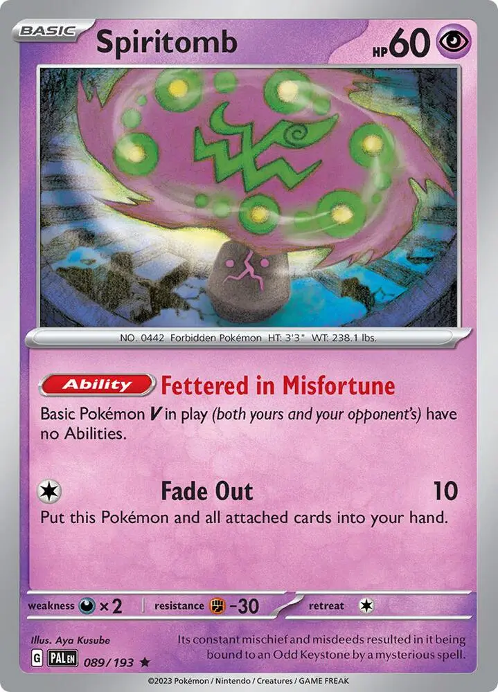 Spiritomb, Paldea Evolved 089/193