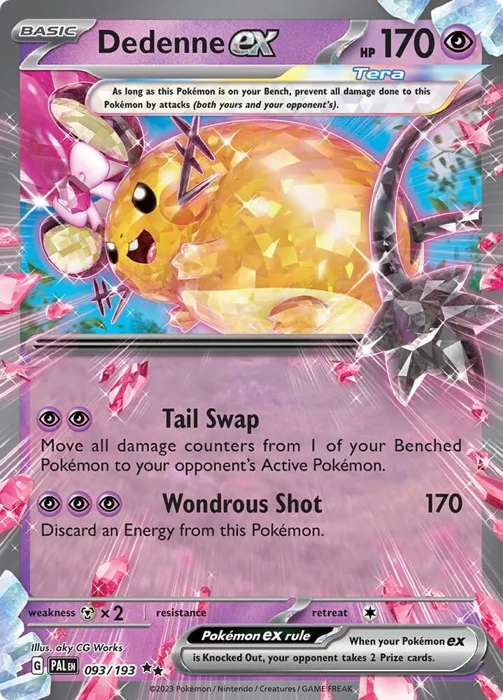 Dedenne ex, Paldea Evolved 093/193