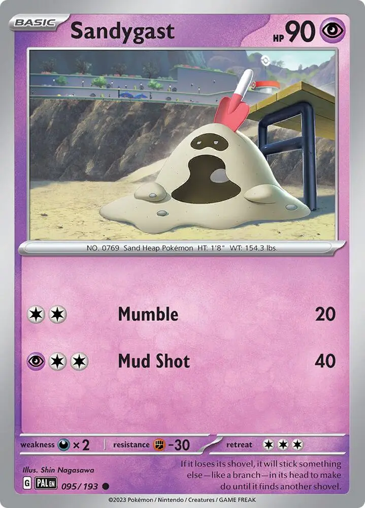 Sandygast, Paldea Evolved 095/193