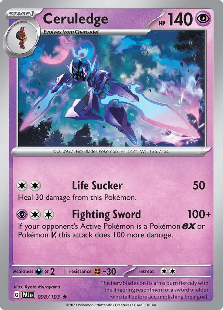 Ceruledge, Paldea Evolved 098/193