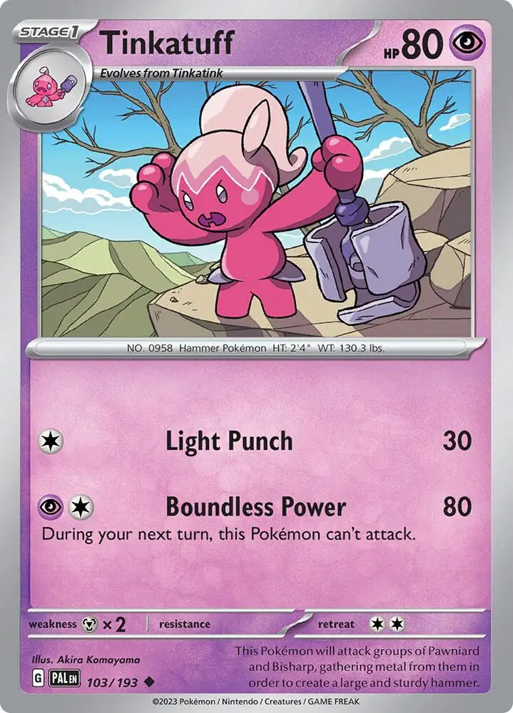 Tinkatuff, Paldea Evolved 103/193