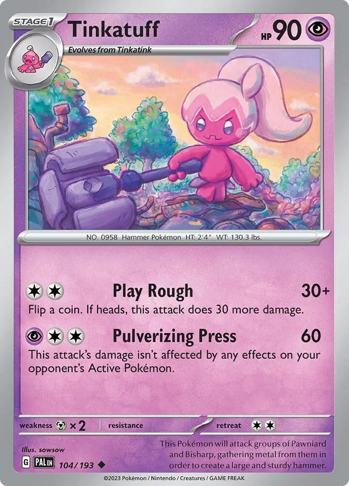 Tinkatuff, Paldea Evolved 104/193