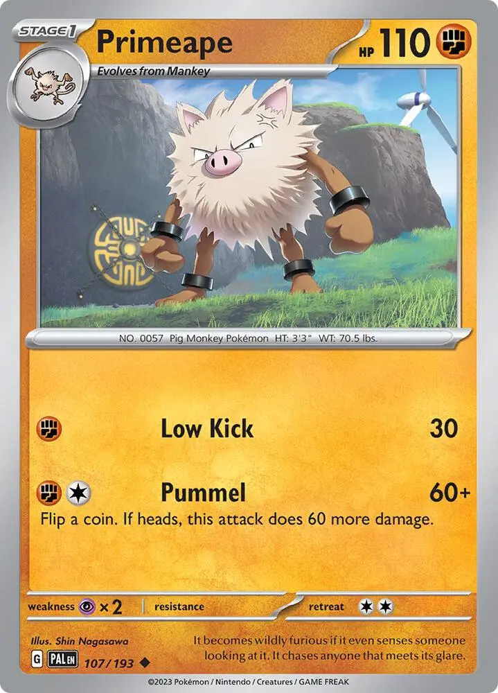 Primeape, Paldea Evolved 107/193