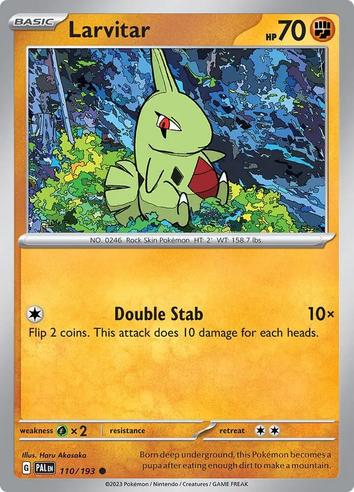 Larvitar, Paldea Evolved 110/193