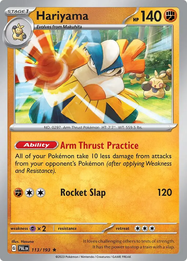 Hariyama, Paldea Evolved 113/193