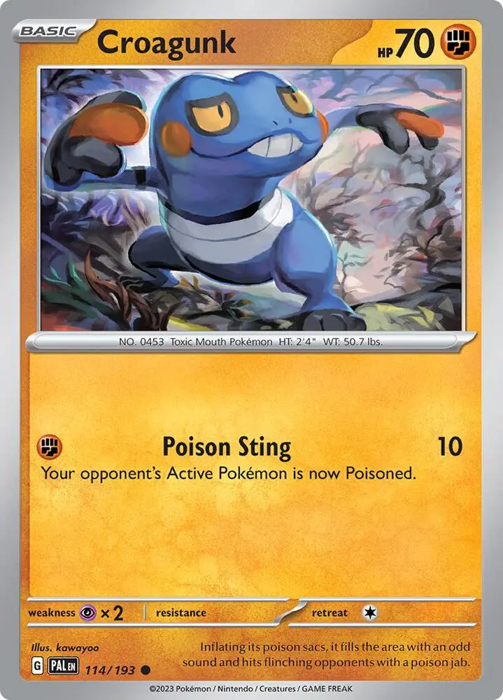 Croagunk, Paldea Evolved 114/193