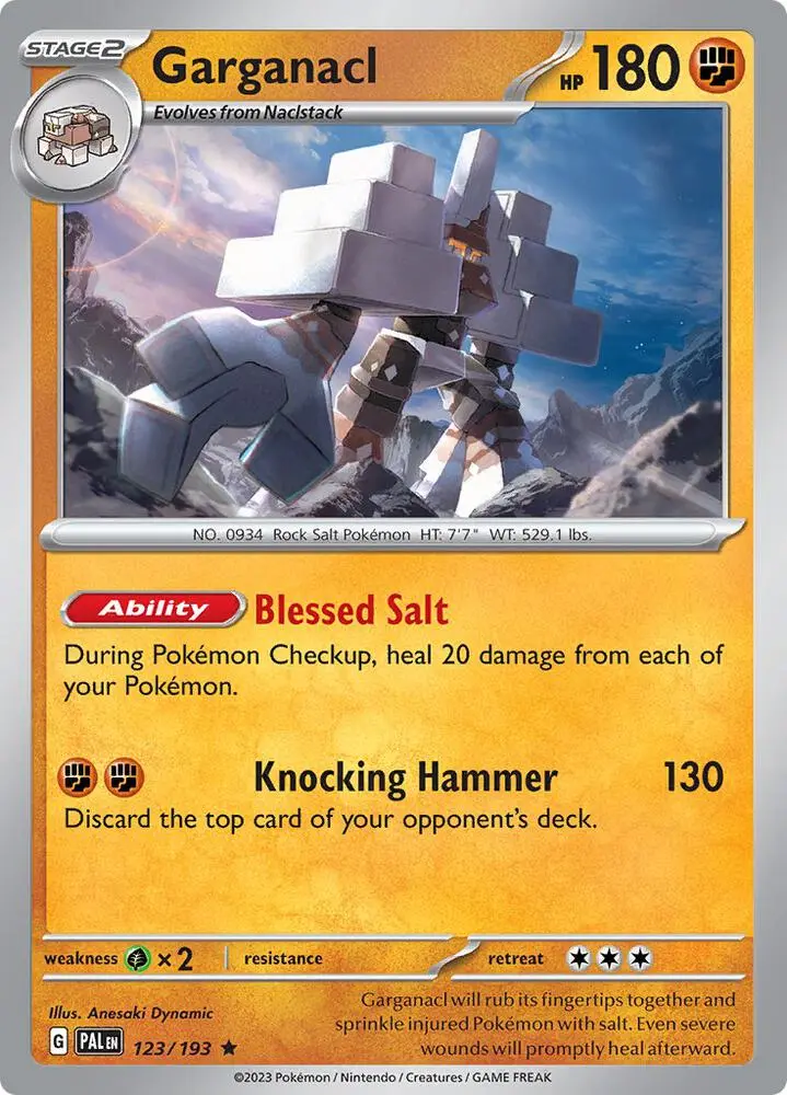 Garganacl, Paldea Evolved 123/193