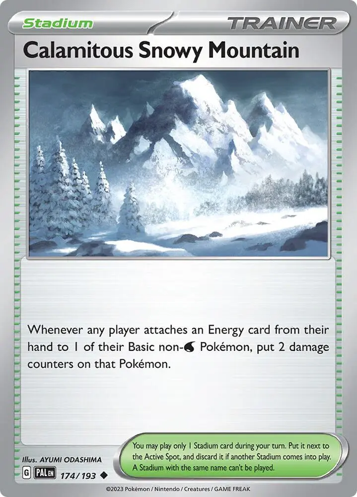 Calamitous Snowy Mountain, Paldea Evolved 174/193