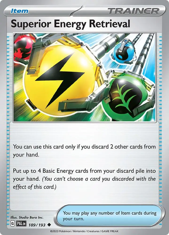 Superior Energy Retrieval, Paldea Evolved 189/193
