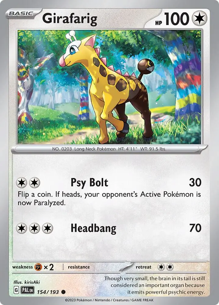 Girafarig, Paldea Evolved 154/193
