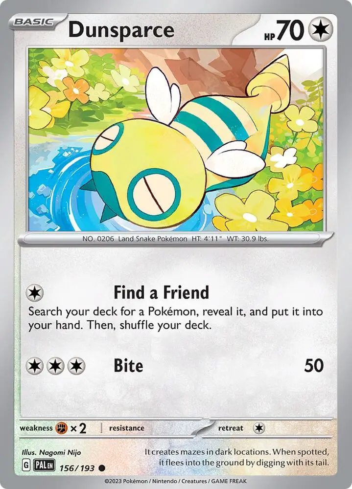 Dunsparce, Paldea Evolved 156/193