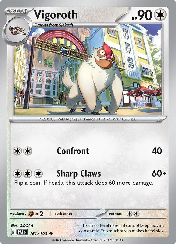 Vigoroth, Paldea Evolved 161/193