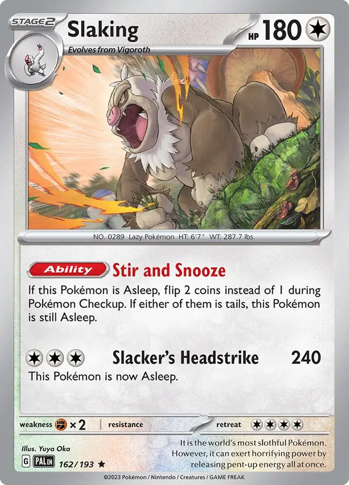 Slaking, Paldea Evolved 162/193