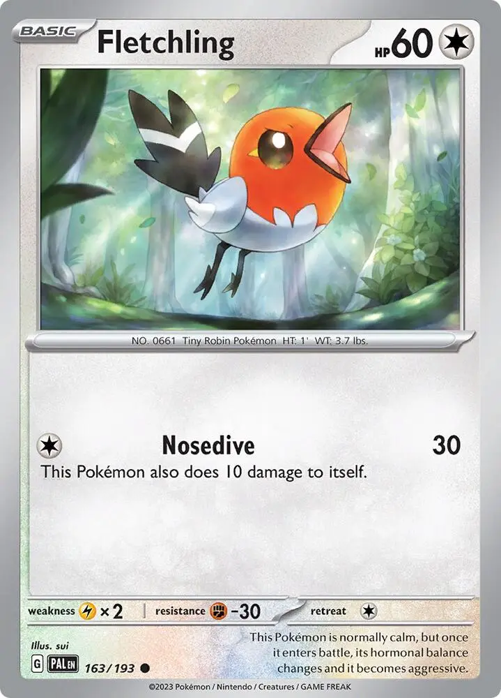 Fletchling, Paldea Evolved 163/193