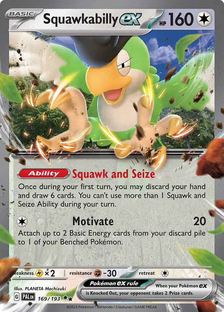 Squawkabilly ex, Paldea Evolved 169/193