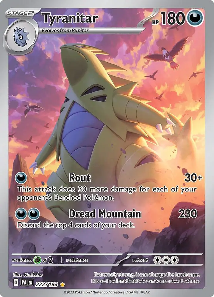 Tyranitar, Paldea Evolved 222/193