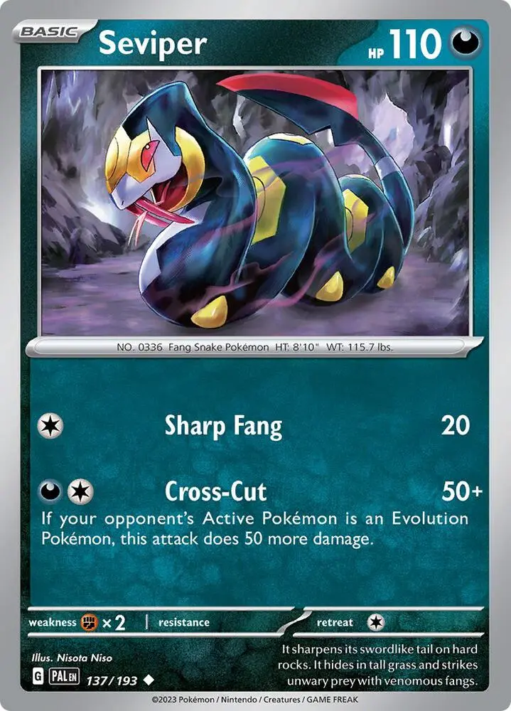 Seviper, Paldea Evolved 137/193