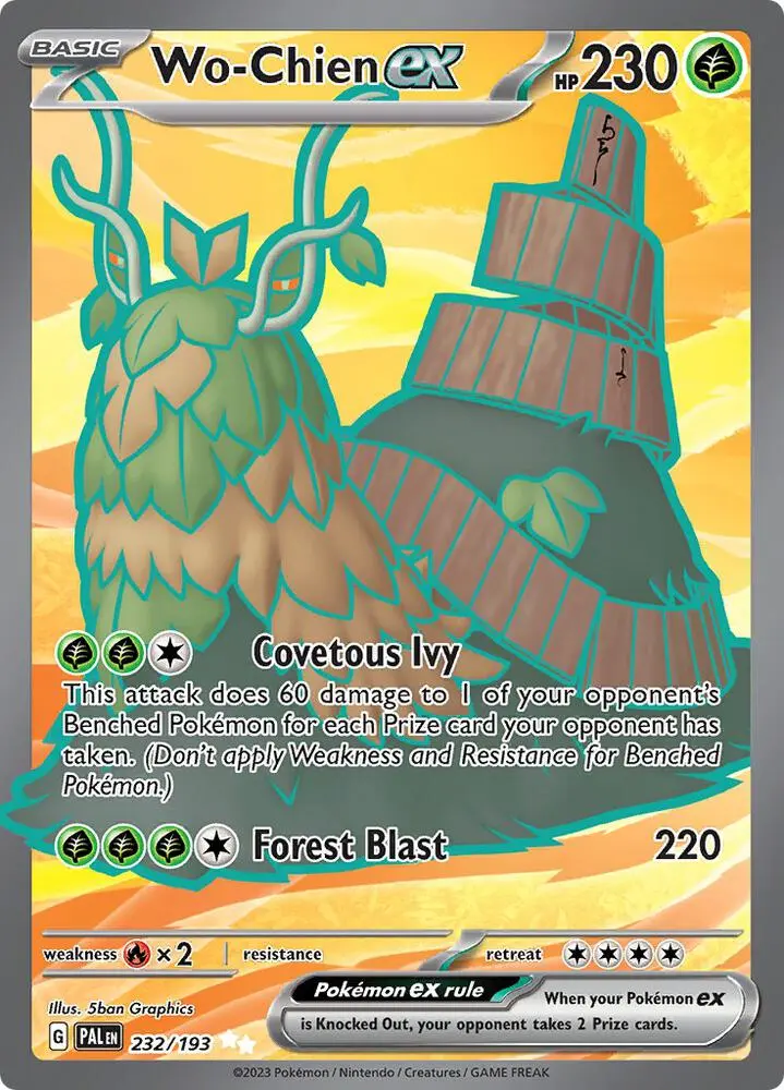 Wo-Chien ex, Paldea Evolved 232/193