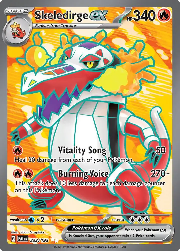 Skeledirge ex, Paldea Evolved 233/193