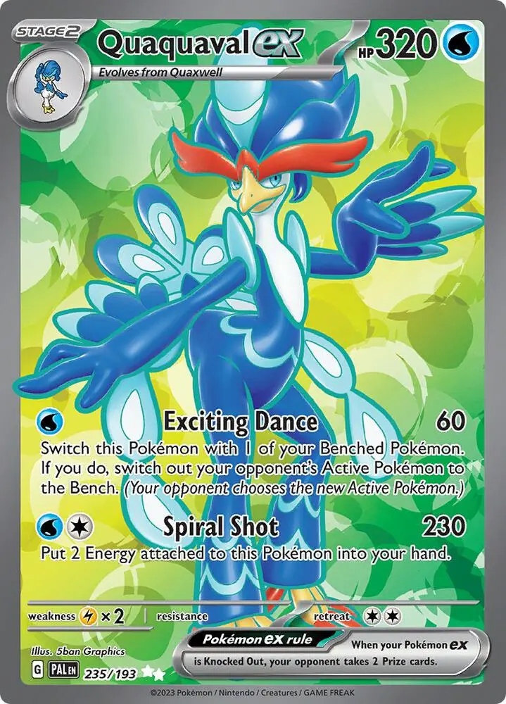 Quaquaval ex, Paldea Evolved 235/193