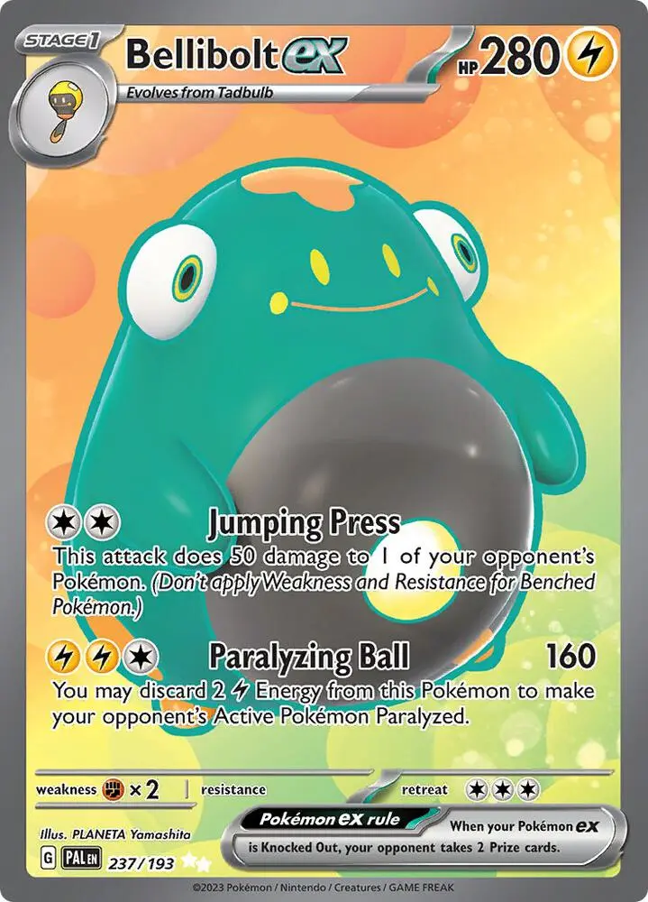 Bellibolt ex, Paldea Evolved 237/193